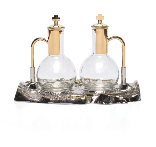 501.jpg Ampułki na tacy - "Kłos pszenicy"