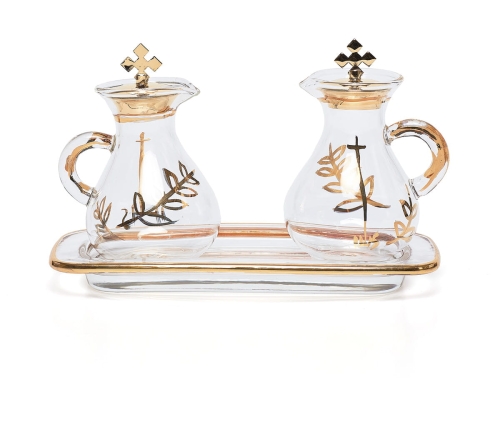 1501.jpg Ampułki zdobione na szklanej tacy