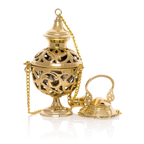 Trybularz - mosiądz - JS CE-1021 - Dewocjonalia P.H. Jakóbczak - Katolicki sklep liturgiczny i hurtownia