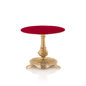 Tron pod monstrancję - mosiądz