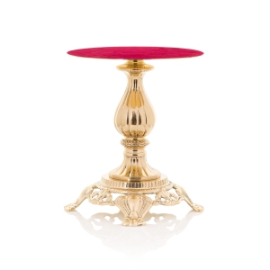 Tron pod monstrancję - mosiądz