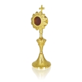 Relikwiarz - mosiądz - 18 cm - JS MN-1019 - Dewocjonalia P.H. Jakóbczak - Katolicki sklep liturgiczny i hurtownia
