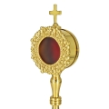 Relikwiarz - mosiądz - 20 cm - JS MN-1006 - Dewocjonalia P.H. Jakóbczak - Katolicki sklep liturgiczny i hurtownia