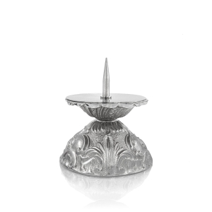 Lichtarz - mosiądz - nikiel - 7,5 cm