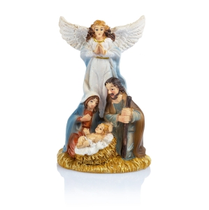 Figurka - Święta Rodzina - anioł - 7 cm - Classic