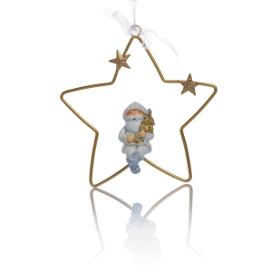 Święty Mikołaj - zawieszka - 15 cm - Favola