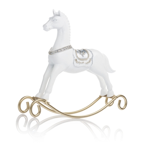 Figurka - konik na biegunach - 19 cm - Favola - JS BV208032 - Dewocjonalia P.H. Jakóbczak - Katolicki sklep liturgiczny i hurtownia