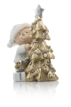 Figurka - miś - choinka - 13 cm - Favola - JS BV20769 - Dewocjonalia P.H. Jakóbczak - Katolicki sklep liturgiczny i hurtownia