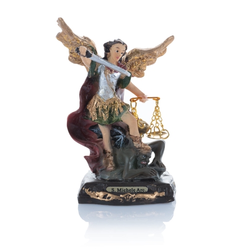Figurka - św. Michał Archanioł - 8,5 cm - JS JS00101B - Dewocjonalia P.H. Jakóbczak - Katolicki sklep liturgiczny i hurtownia