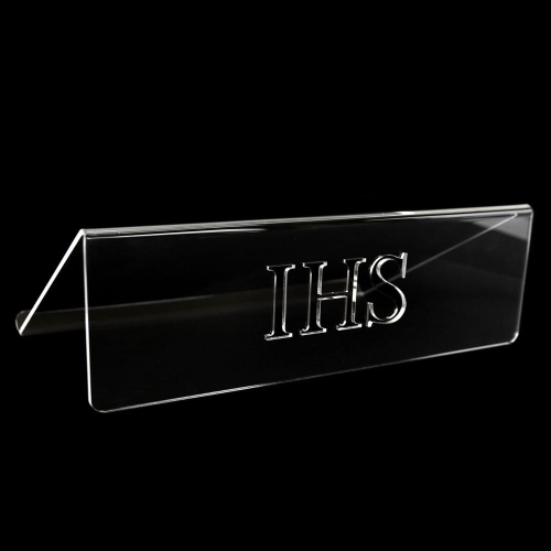 Pulpit z pleksi, duży z IHS - GMD P003 - Dewocjonalia P.H. Jakóbczak - Katolicki sklep liturgiczny i hurtownia