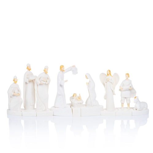 Szopka bożonarodzeniowa - świecąca - 11 cm - Bianco - JS KS14A213 - Dewocjonalia P.H. Jakóbczak - Katolicki sklep liturgiczny i hurtownia