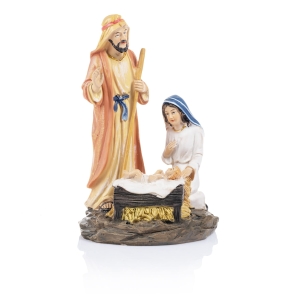 Szopka bożonarodzeniowa - Święta Rodzina - 15 cm - Classic
