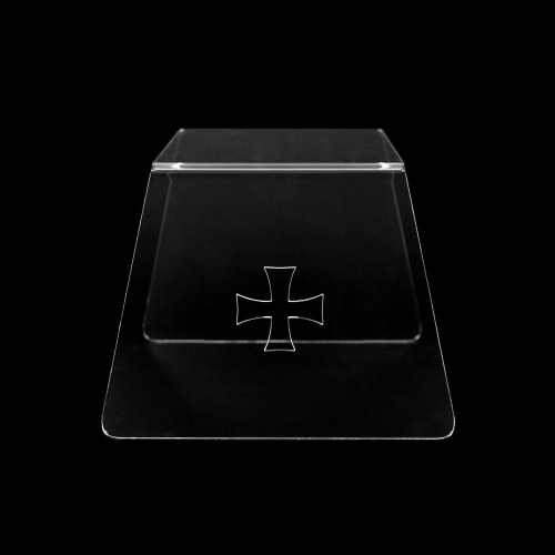 Tron z pleksi, duży z krzyżem - GMD T003 - Dewocjonalia P.H. Jakóbczak - Katolicki sklep liturgiczny i hurtownia