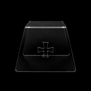 Tron z pleksi, średni z krzyżem