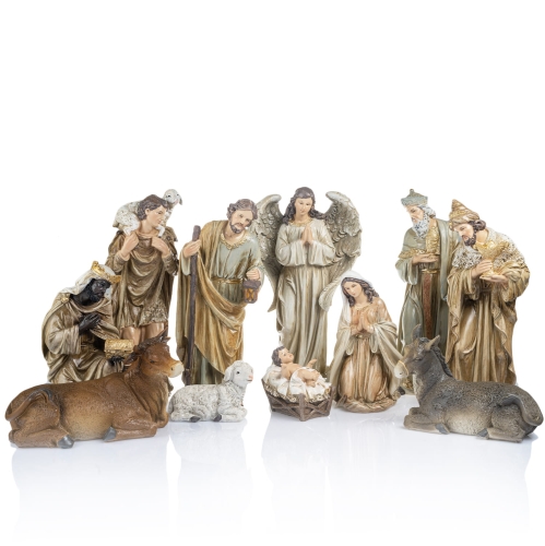 Szopka bożonarodzeniowa - 30 cm - Classic - JS ZY15193Q - Dewocjonalia P.H. Jakóbczak - Katolicki sklep liturgiczny i hurtownia