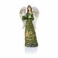 Anioły - gołąb - śnieżynka - modlitwa - 22cm - Decorato - JS HK-8017-0 - Dewocjonalia P.H. Jakóbczak - Katolicki sklep liturgiczny i hurtownia