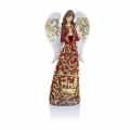 Anioły - gołąb - śnieżynka - modlitwa - 22cm - Decorato - JS HK-8017-0 - Dewocjonalia P.H. Jakóbczak - Katolicki sklep liturgiczny i hurtownia