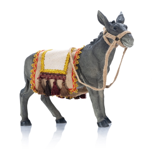 Figura do szopki bożonarodzeniowej - osioł - 36 cm - Grande - JS ZY22111-18C - Dewocjonalia P.H. Jakóbczak - Katolicki sklep liturgiczny i hurtownia