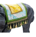 Figura do szopki bożonarodzeniowej - słoń Euzebiusz - ozdobne siodło - 53 cm - Grande - JS ZY22101-26C - Dewocjonalia P.H. Jakóbczak - Katolicki sklep liturgiczny i hurtownia