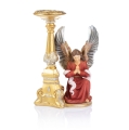 Figurka - lichtarz - świecznik - anioł - 41 cm - JS ZY17329RN-0 - Dewocjonalia P.H. Jakóbczak - Katolicki sklep liturgiczny i hurtownia