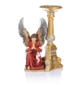 Figurka - lichtarz - świecznik - anioł - 41 cm - JS ZY17329RN-0 - Dewocjonalia P.H. Jakóbczak - Katolicki sklep liturgiczny i hurtownia