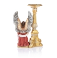 Figurka - lichtarz - świecznik - anioł - 41 cm - JS ZY17329RN-0 - Dewocjonalia P.H. Jakóbczak - Katolicki sklep liturgiczny i hurtownia