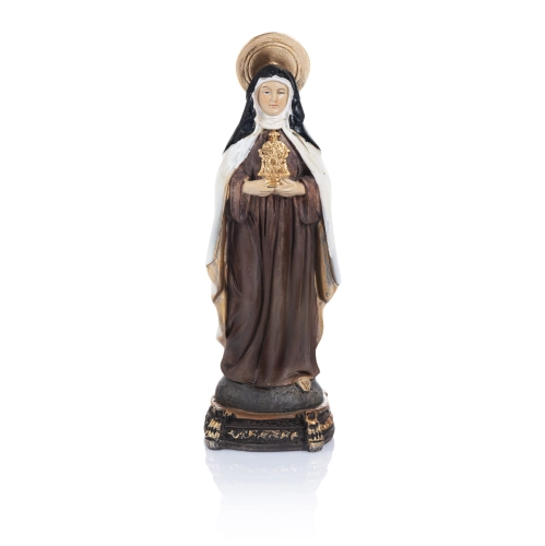Figurka - św. Klara z Asyżu - 20 cm - JS ZY17271-8A - Dewocjonalia P.H. Jakóbczak - Katolicki sklep liturgiczny i hurtownia