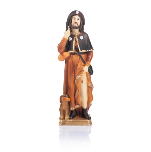 Figurka - św. Roch - 20 cm - JS ZY17685-8 - Dewocjonalia P.H. Jakóbczak - Katolicki sklep liturgiczny i hurtownia