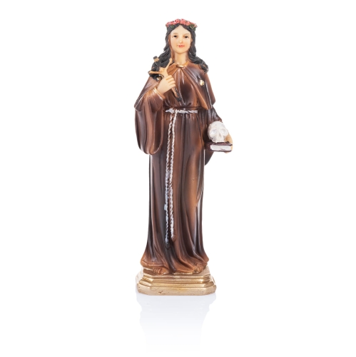 Figurka - św. Rozalia - 20 cm - JS ZY17681-8 - Dewocjonalia P.H. Jakóbczak - Katolicki sklep liturgiczny i hurtownia