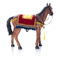 Figura do szopki bożonarodzeniowej - koń - ozdobny czaprak - 46 cm - Grande - JS ZY22098-19.5C - Dewocjonalia P.H. Jakóbczak - Katolicki sklep liturgiczny i hurtownia