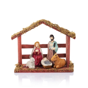 Szopka bożonarodzeniowa - 15 cm - Ceramico