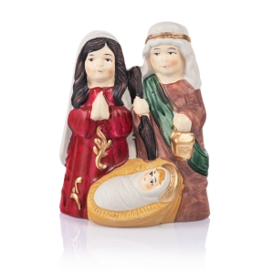 Szopka bożonarodzeniowa - Święta Rodzina - 11 cm - Ceramico