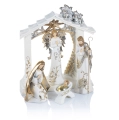 Szopka bożonarodzeniowa - 31 cm - Decorato - JS HK-8190 - Dewocjonalia P.H. Jakóbczak - Katolicki sklep liturgiczny i hurtownia