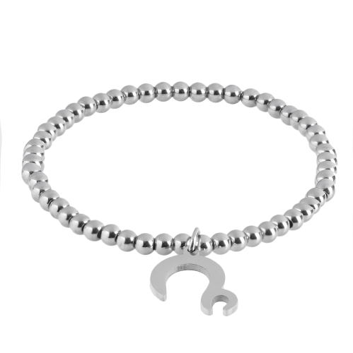 Bransoletka - Matka Boża Częstochowska - Stainless steel - JS BS004 - Dewocjonalia P.H. Jakóbczak - Katolicki sklep liturgiczny i hurtownia