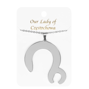 Naszyjnik - Matka Boża Częstochowska - Stainless steel