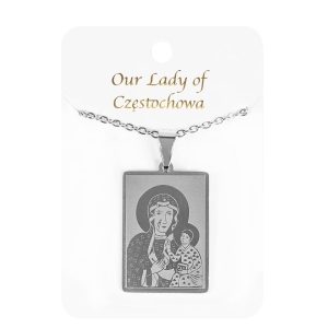 Naszyjnik - Czarna Madonna - Our Lady of Częstochowa