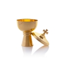Cyborium - złocone - mosiądz - JS CBM-1016 - Dewocjonalia P.H. Jakóbczak - Katolicki sklep liturgiczny i hurtownia