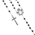 Różańce ślubne - komplet - 6 mm - kamień naturalny - pudełko flokowane - JS WRS02 - Dewocjonalia P.H. Jakóbczak - Katolicki sklep liturgiczny i hurtownia