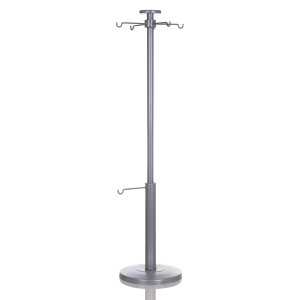 Stojak pomocniczy, prosty, lakierowany - srebrny