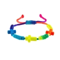 Bransoletka z krzyżykami - JS BC569 - Dewocjonalia P.H. Jakóbczak - Katolicki sklep liturgiczny i hurtownia