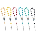 Dziesiątek różańca - zapinana - 8 mm - św. Krzysztof - R745 - JS R745-0 - Dewocjonalia P.H. Jakóbczak - Katolicki sklep liturgiczny i hurtownia