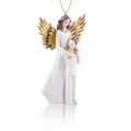 Anioł Stróż - dziewczynka - chłopiec - zawieszka - 12 cm - Decorato - JS HR-10236-0 - Dewocjonalia P.H. Jakóbczak - Katolicki sklep liturgiczny i hurtownia