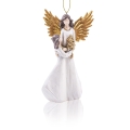 Anioł Stróż - dziewczynka - chłopiec - zawieszka - 12 cm - Decorato - JS HR-10236-0 - Dewocjonalia P.H. Jakóbczak - Katolicki sklep liturgiczny i hurtownia