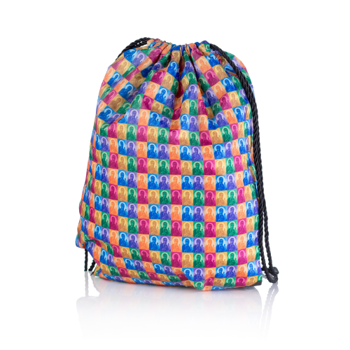 Plecak - worek - Matka Boża Częstochowska - Pop Art - JS BAG002 - Dewocjonalia P.H. Jakóbczak - Katolicki sklep liturgiczny i hurtownia