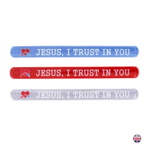 Bransoletka opaska odblaskowa - JESUS, I TRUST IN YOU