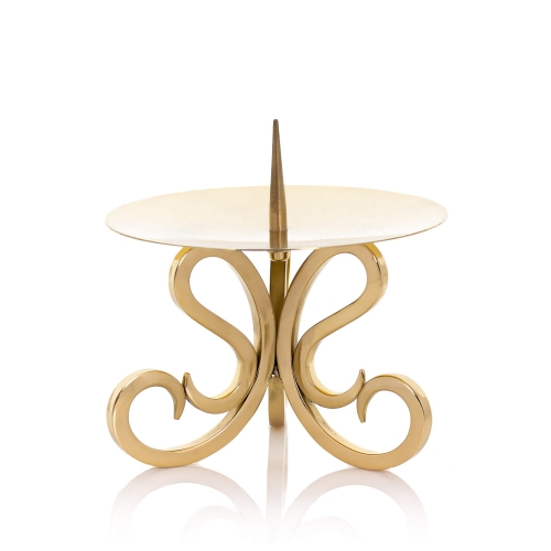 CA-1045 Lichtarz - mosiądz - 10 cm