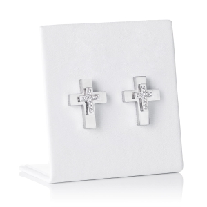 Kolczyki - krzyżyki - Stainless Steel