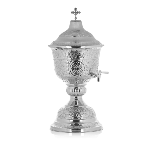 HWF-1004n Pojemnik na wodę święconą - mosiądz - nikiel