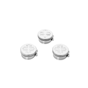 Pojemnik na olej święty - mosiądz - nikiel