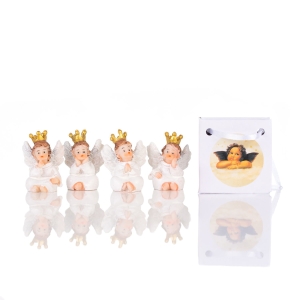 Mini aniołek - korona - ozdobna torebka